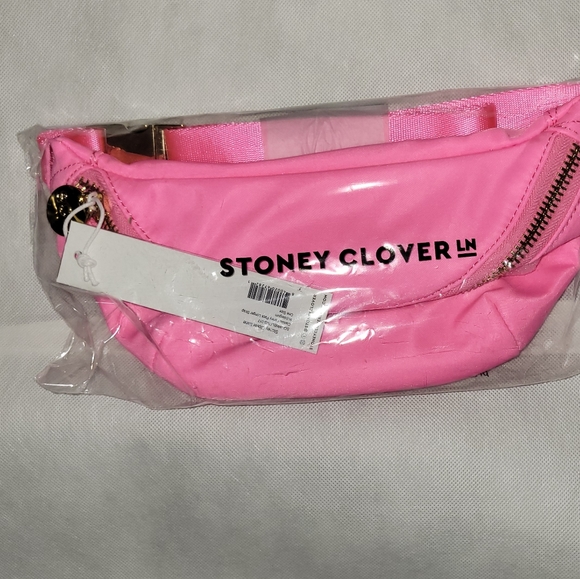 Stoney clover lane fanny pack bubblegum pink nwt longer strap classic - Picture 6 of 8